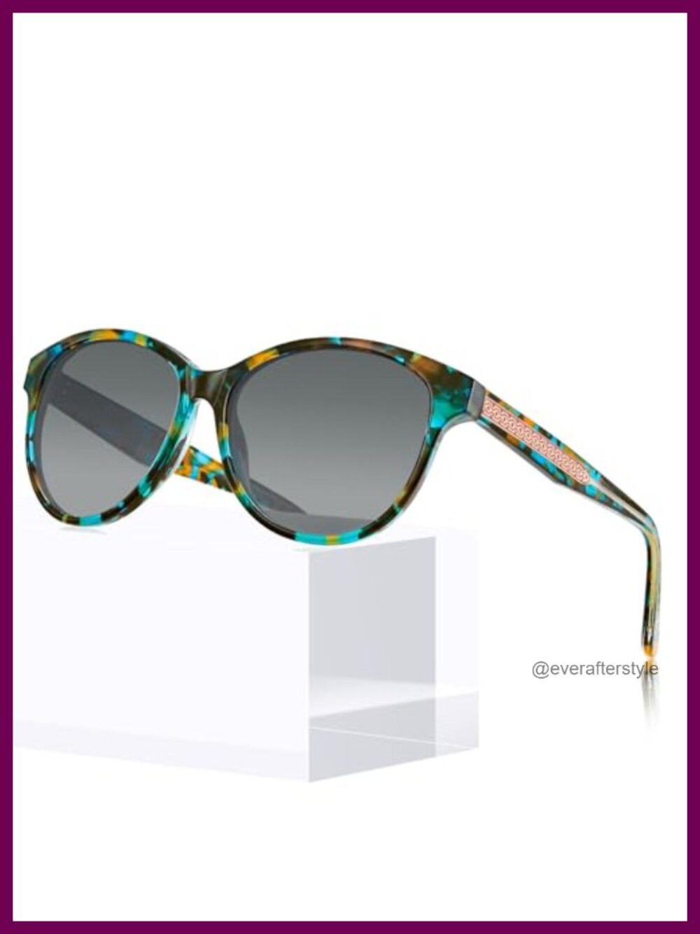 Polarized Cat Eye Acetate Sunglasses UV400 Full Frame Retro Designer Shade